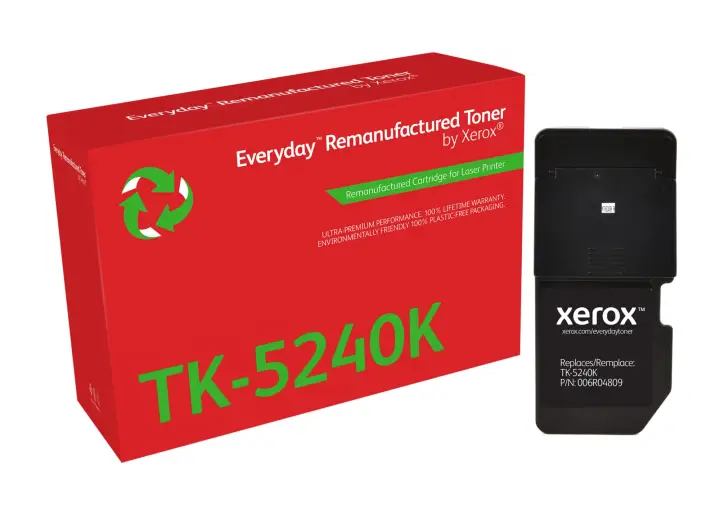 Remanufacturado Everyday Tóner Everyday Negro remanufacturado de Xerox es compatible con Kyocera TK-5240K, Capacidad estándar