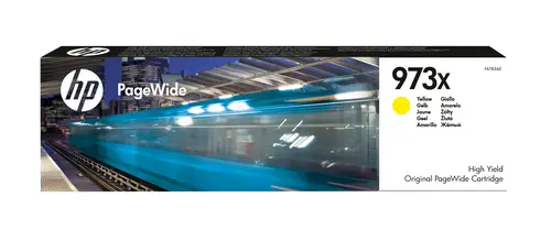Cartucho amarillo original PageWide 973X de alto rendimiento - Imagen 1