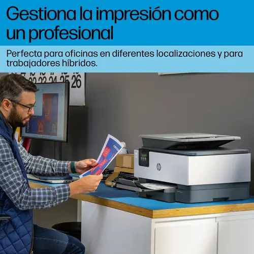 OfficeJet Pro 9120b Inalámbrico All-in-One Color Impresora, Impresión a doble cara  Copiadora y escáner - Imagen 8