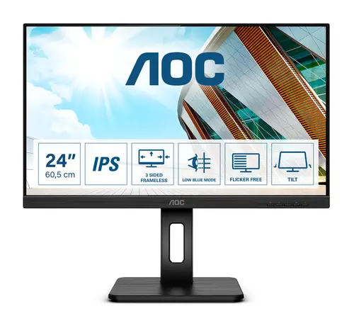 P2 Q24P2Q LED display 60,5 cm (23.8") 2560 x 1440 Pixeles Quad HD Negro - Imagen 1
