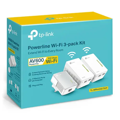 TL-WPA4220T KIT Repetidor de red Blanco 10, 100 Mbit/s - Imagen 3