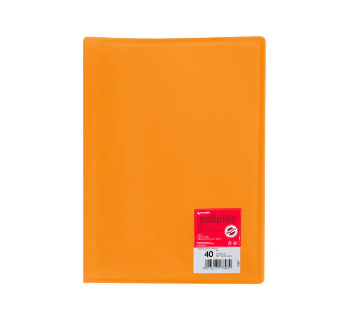 CARP. 40F POLIPLAS GRAFOPLAS A4 PP NARANJ 01341252