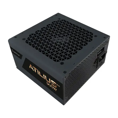 ATX Atilius 2.0 Black 500W 80+ Bronze unidad de fuente de alimentación 20+4 pin ATX Negro - Imagen 1