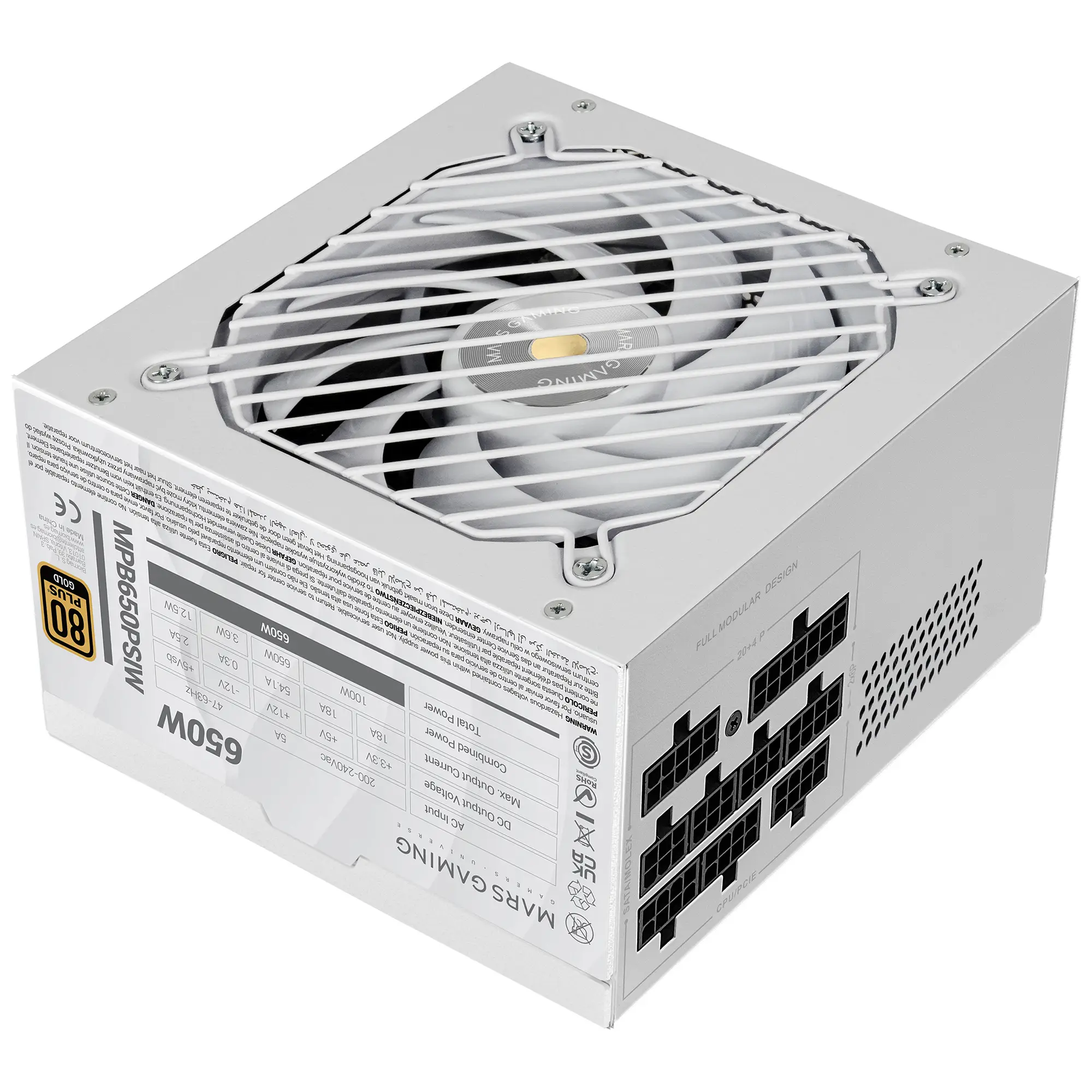 MPB650PSIW unidad de fuente de alimentación Blanco