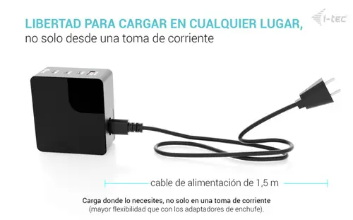 140W Intelligent Multiport USB Charger - Imagen 8