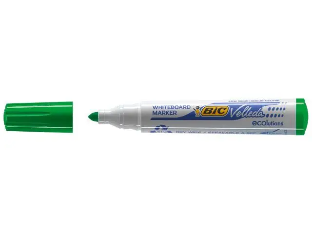 Whiteboard Velleda ECOlutions 1701 marcador 12 pieza(s) Verde