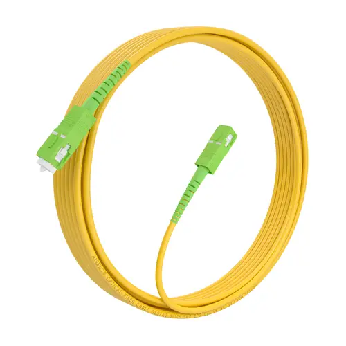 Cable Fibra Óptica Latiguillo G657A2 3.0 9/125 SMF Simplex CPR DCA LSZH, SC/APC-SC/APC, Amarillo, 7.0m - Imagen 2