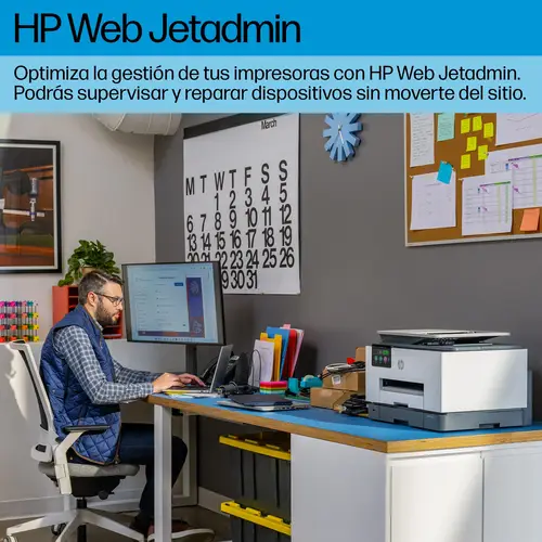 OfficeJet Pro 9130b Inalámbrico All-in-One Color Impresora, Impresión a doble cara  Copiadora y escáner - Imagen 8
