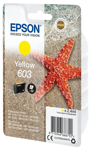 Singlepack Yellow 603 Ink - Imagen 1