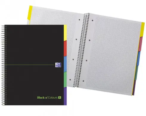 Europeanbook 5 cuaderno y block A4+ 100 hojas Negro, Verde