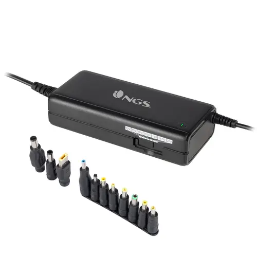 Ban adaptador e inversor de corriente Interior 90 W Negro - Imagen 1