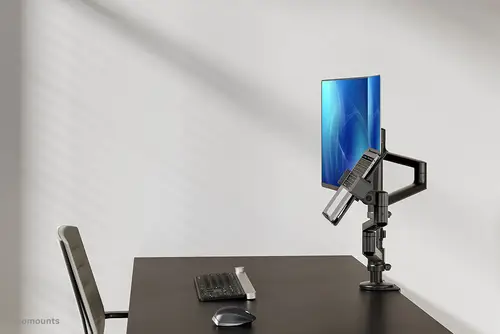 DS20-425BL2 Brazo de monitor con soporte para portátil 17-27" - ahorro de espacio - Imagen 19