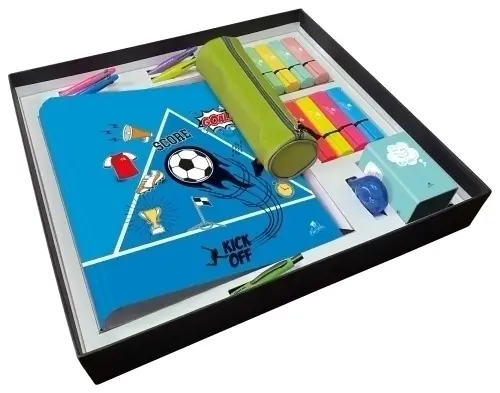 MARIOLA SET DE REGALO PREMIUM CARPETA 4 ANILLAS 25MM DEPORTES MODELOS SURTIDOS