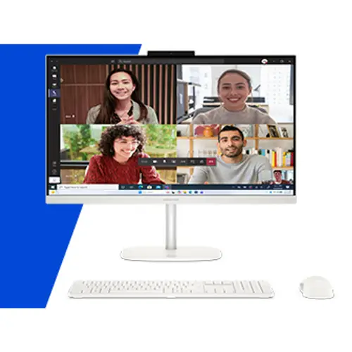 OmniStudio All-in-One Desktop 27-cu0030ns PC Intel Core 7 240H 68,6 cm (27") 1920 x 1080 Pixeles 24 GB DDR5-SDRAM 1 TB SSD FreeDOS Wi-Fi 6 (802.11ax) Blanco - Imagen 1