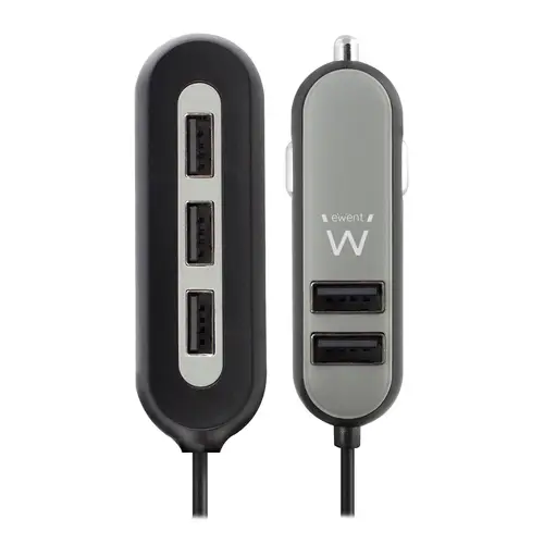 EW1355 cargador de dispositivo móvil Negro, Gris Auto - Imagen 1