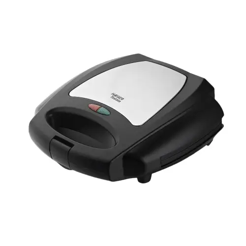 SM-75G.003A sandwichera 750 W Negro, Acero