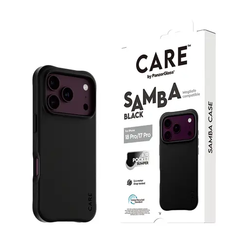 CARE by ® Samba Case Black w. MagSafe iPhone 18 Pro | 17 Pro funda para teléfono móvil Negro - Imagen 6