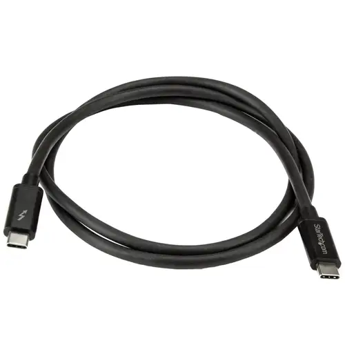 Cable Thunderbolt 3 Pasivo de 1m - 20Gbps - PD 100W - Vídeo 4K - Cable Thunderbolt - Certificado Thunderbolt - Compatible con USB4 / Modo Alt DP - Thunderbolt 4 - USB 3.2 - USB-C - Imagen 5
