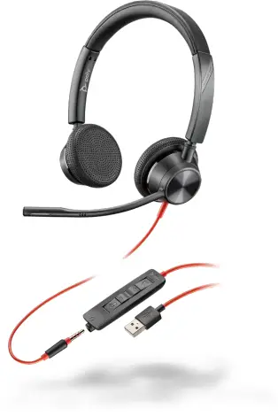 3325 Auriculares Alámbrico Diadema Llamadas/Música USB tipo A Negro