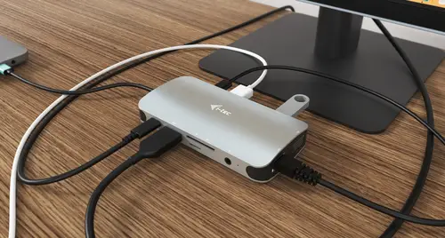Metal USB-C Travel Nano Dock HDMI/VGA with LAN + Power Delivery 100 W - Imagen 10