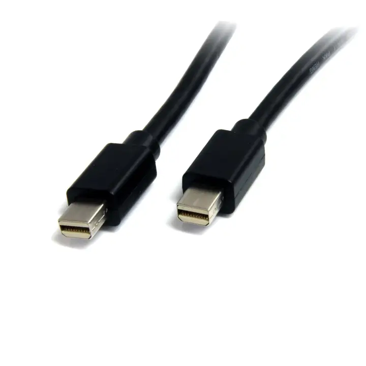 Cable de 2m Mini DisplayPort - de Vídeo 4K x 2K Ultra HD - Cable Mini DisplayPort 1.2 - Cable para Monitor Mini DP a Mini DP - Macho a Macho