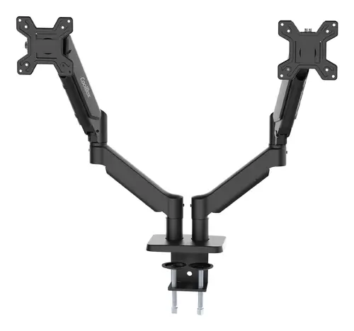 Soporte de brazos neumáticos para dos monitores M02D - Imagen 1