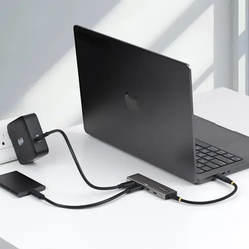 Hub USB-C de 4 Puertos - Ladrón Tipo C de 4 Puertos - PD de Carga de 100W - 10Gbps - 4x Puertos Tipo C - Aluminio Reciclado- Protección Contra Sobrecorriente - Para MacBook / Dell / iPad - Imagen 3