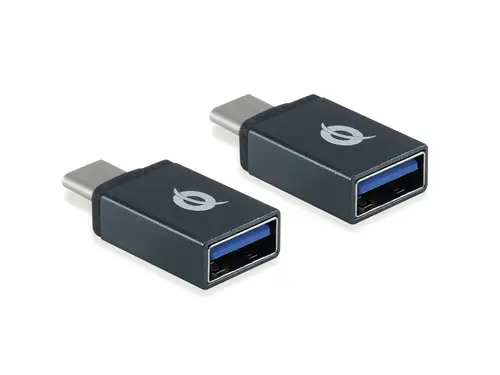 DONN03G cambiador de género para cable USB 3.1 Gen 1 Type-C USB 3.1 Gen 1 Type-A Negro - Imagen 1