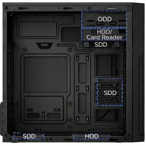 CAJA MATX M680 USB-C 3.2 GEN1 FTE.BASIC500 500W - Imagen 2
