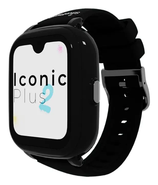 Iconic Plus 2 4,52 cm (1.78") 40 mm Digital Pantalla táctil 4G Negro Wifi GPS (satélite)