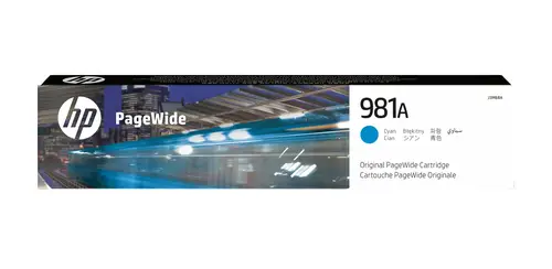 Cartucho original PageWide 981A cian - Imagen 1