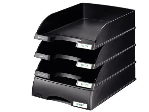 52272095 bandeja de escritorio/organizador Poliestireno (PS) Negro - Imagen 3