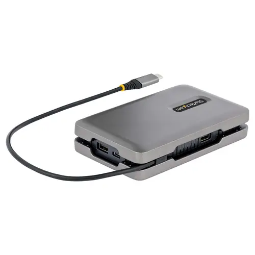 Adaptador Multipuertos USB-C - Vídeo USB Tipo C con Modo Alt de DP - HDMI 2.0 4K -VGA - Docking Station USB-C para 2 Monitores - PD de 100W con Pass-Through - Hub Adaptador MST - Imagen 2