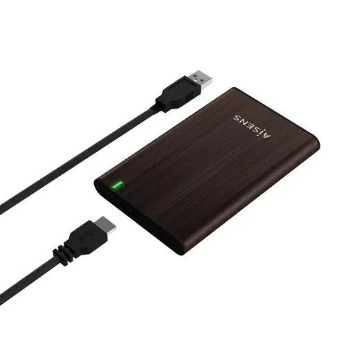 Caja Externa 2.5" ASE-2525BWN 9.5 mm SATA A USB 3.0/USB 3.1 Gen1, Marron - Imagen 3