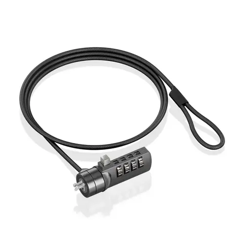 Cable de seguridad con cerradura de combinación para Ordenador, Monitor, Portátil 1.5m - Imagen 3