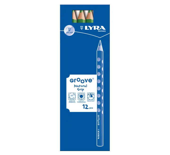 C.12 LAPICES LYRA GROOVE 3810070 VERDE CL