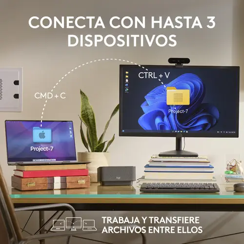 910-006930 ratón Oficina mano derecha RF Wireless + Bluetooth Laser 8000 DPI - Imagen 17