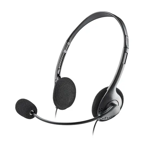 MS103 MAX Auriculares Alámbrico Diadema Llamadas/Música Negro - Imagen 2