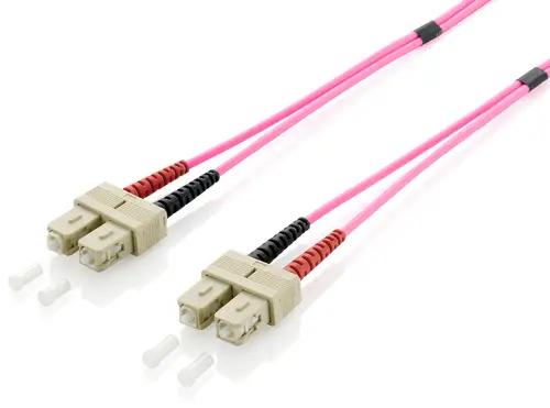255522 Cable de fibra óptica e InfiniBand 2 m SC Violeta - Imagen 1
