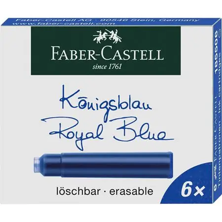 185506 Recambio de bolígrafo Azul 6 pieza(s)