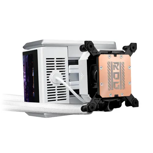 ROG RYUO IV 360 ARGB WHT Procesador Sistema de refrigeración líquida todo en uno 12 cm Blanco - Imagen 4