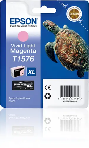 Turtle Cartucho T1576 magenta claro vivo - Imagen 1