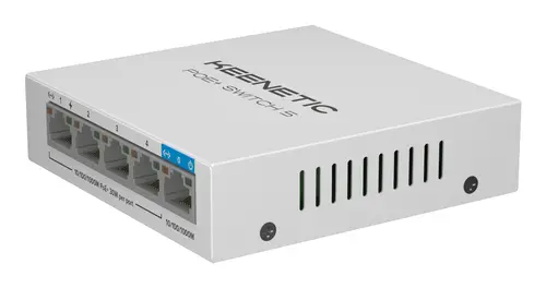Switch Gigabit de 5 puertos con 4 puertos PoE+ y asignación de energía de 60 W - Imagen 3