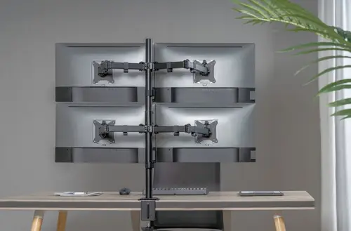 Soporte de escritorio articulado para monitor cuádruple de 17"-32 - Imagen 6