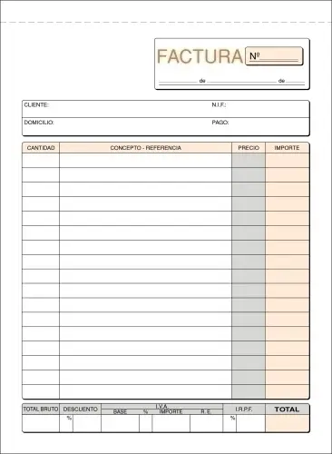 TALONARIO FACTURAS 4º NATU TRIPLI LOAN
