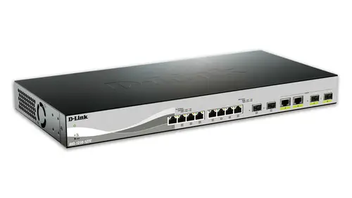 DXS-1210-12TC/E switch Gestionado L2 10G Ethernet (100/1000/10000) 1U Negro, Plata