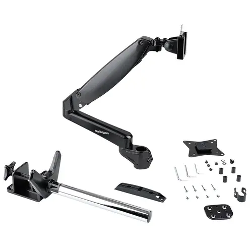 Brazo de Soporte de Escritorio para Un Monitor VESA de hasta 32" o Ultraancho de 49" 8kg - Base para 1 Monitor de Movimiento Articulado y Altura Ajustable - Grommet o Mordaza - Imagen 13