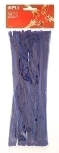 LIMPIA PIPAS APLI AZUL 30 cm. B/50 - Pack de 5 unidades