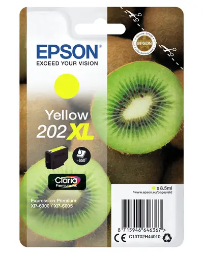 Kiwi Singlepack Yellow 202XL Claria Premium Ink - Imagen 2