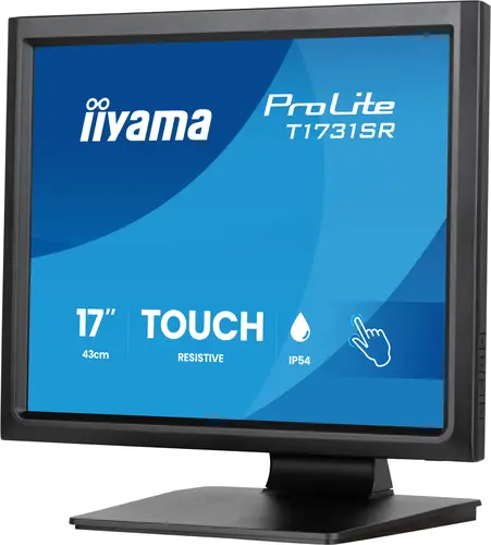 ProLite T1731SR-B2S pantalla para PC 43,2 cm (17") 1280 x 1024 Pixeles SXGA LCD Pantalla táctil Mesa Negro - Imagen 4
